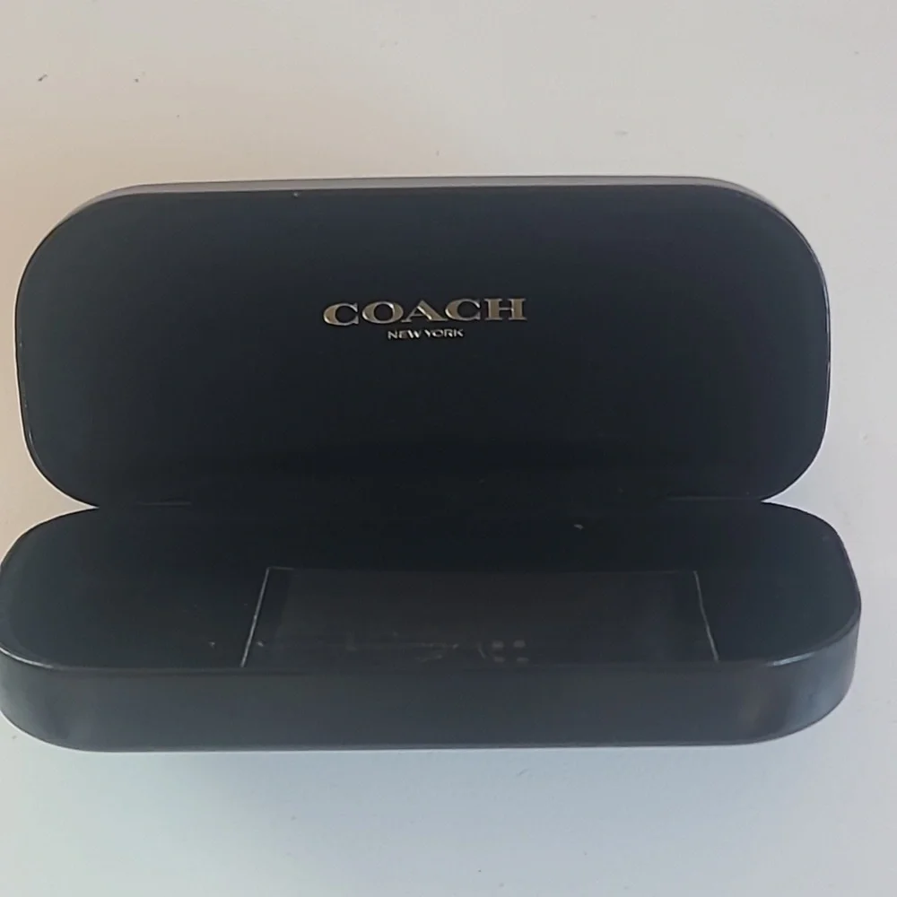 Coach HC6094 Womens Plastic Eyeglass Frame 5420 Black Black Gunmetal 52-19